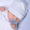 Solid Essentials White Blue Hat