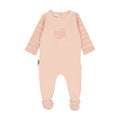 Textured Stripe Footie