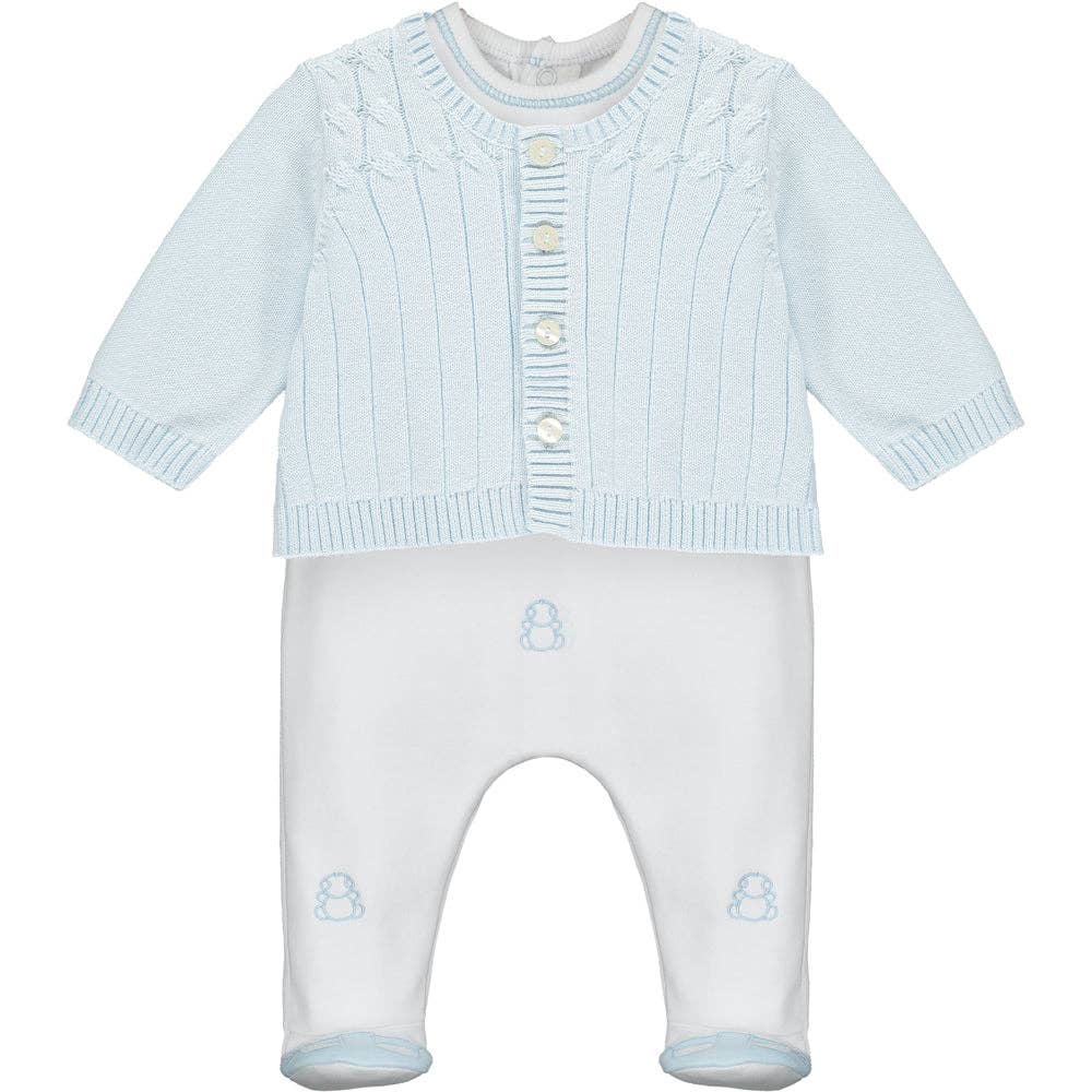 Archer Boys Babygrow & Cardigan Set