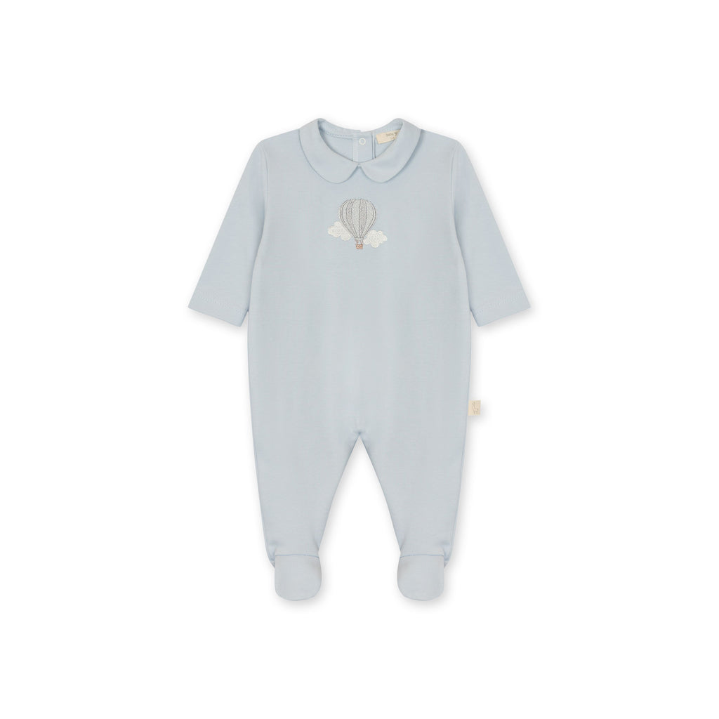 Hot Air Balloon Footie - Blue