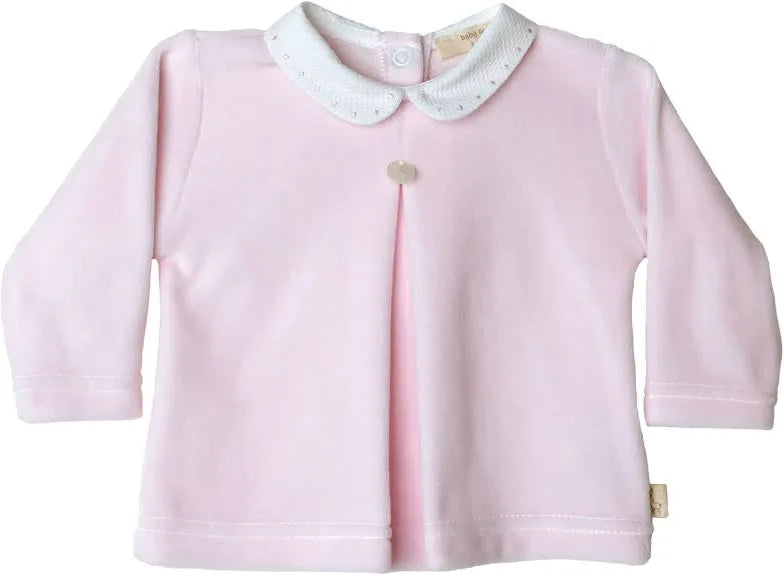 Baby Gi Baby Girls Velour Two-Piece Set