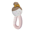 100% Cotton Knitted Baby Rattle - Emma Ballerina | Baby Gift