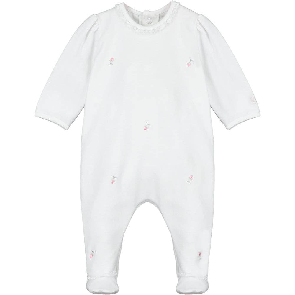 Annabel Baby Girls Babygrow & Cardigan Set